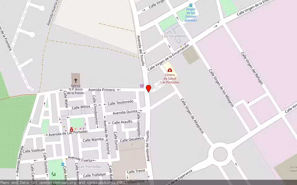 Mapa de Subasta Inmueble (Vivienda) en Dos Hermanas, Sevilla