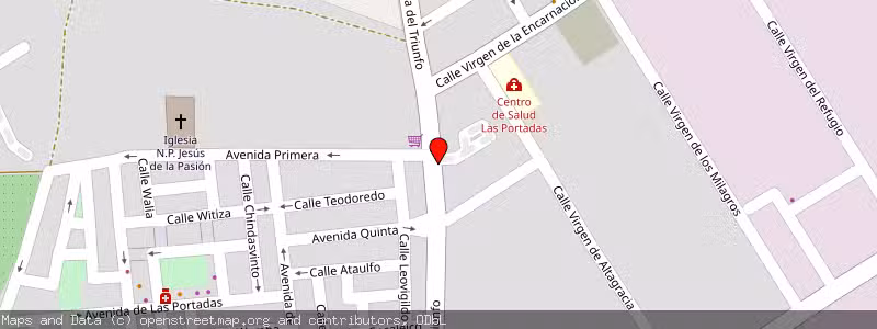 Mapa de Subasta de Inmueble (Vivienda) en Dos Hermanas, Sevilla 