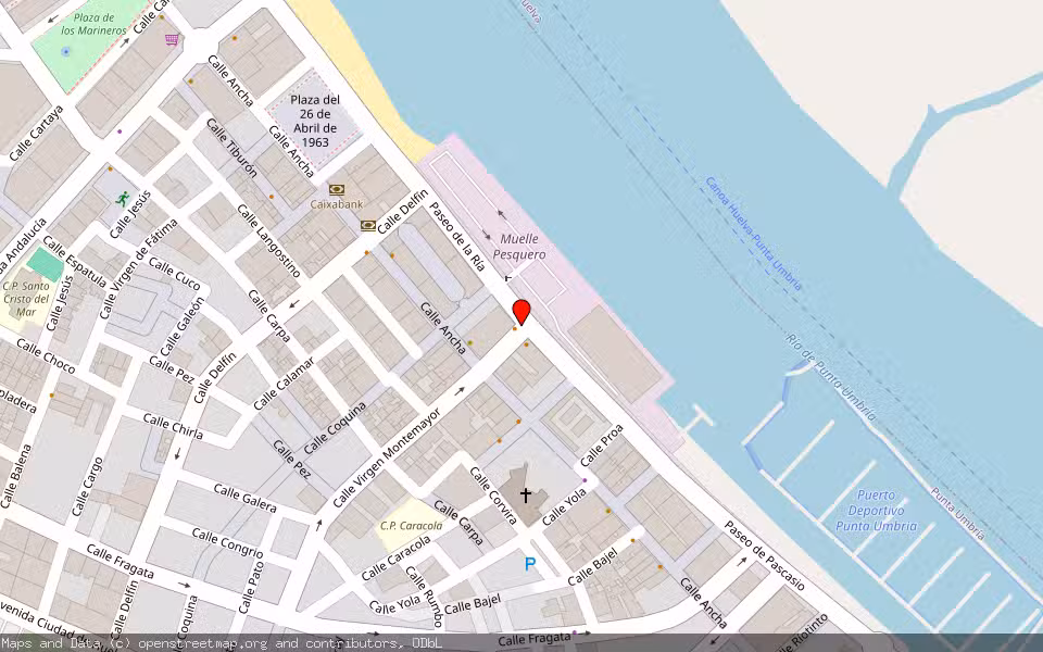 Mapa de Subasta Inmueble (Vivienda) en Punta Umbria, Huelva