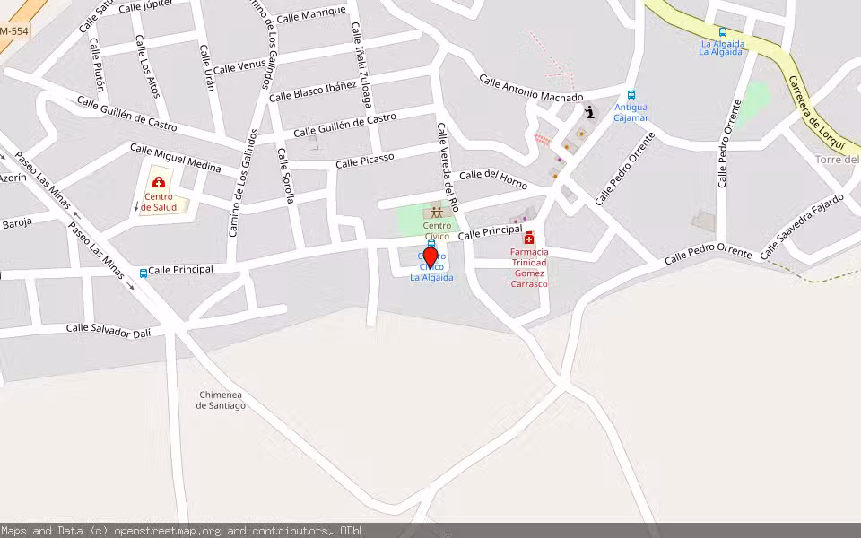 Mapa de Subasta Inmueble (Vivienda) en Archena, Murcia