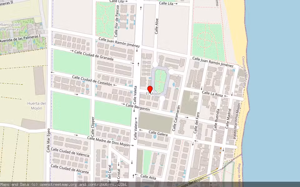 Mapa de Subasta Inmueble (Vivienda) en Pilar De La Horadada, Alicante/Alacant