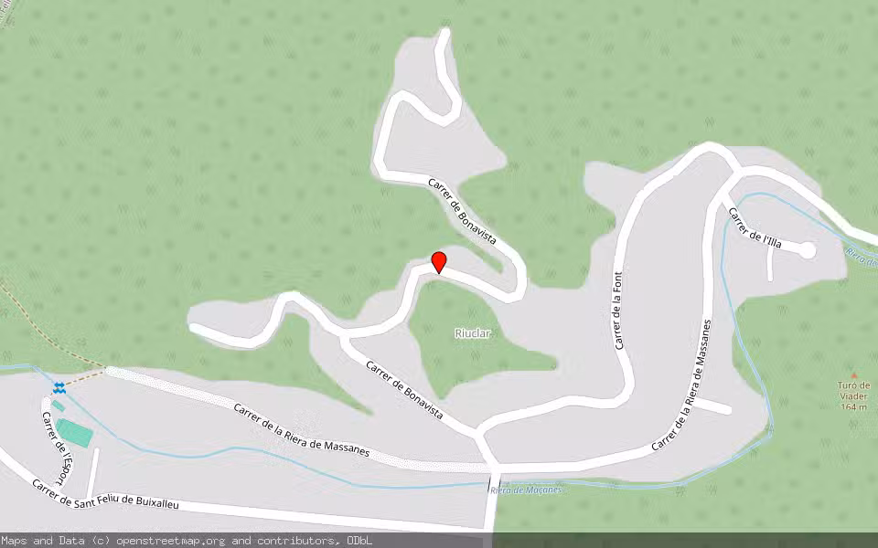 Mapa de Subasta Inmueble (Vivienda) en Massanes, Girona