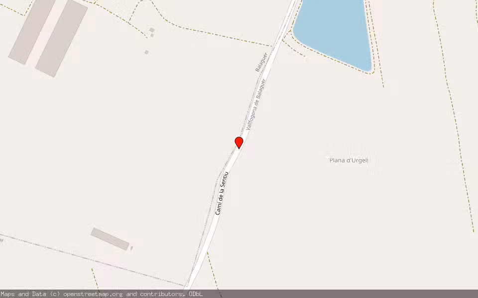 Mapa de Subasta Inmueble (Finca rústica) en Vallfogona De Balaguer, Lleida