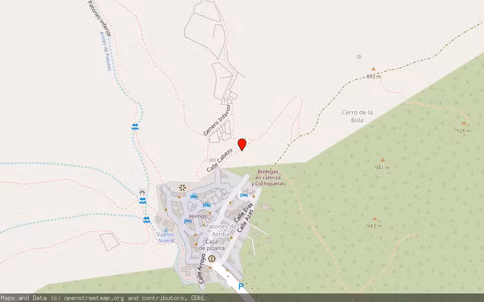 Mapa de Subasta Inmueble (Solar) en Patones, Madrid