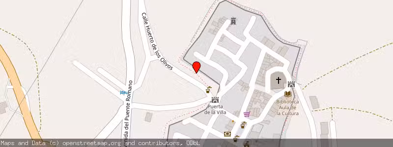 Mapa de Subasta de Inmueble (Vivienda) en Pedreguer, Cáceres 