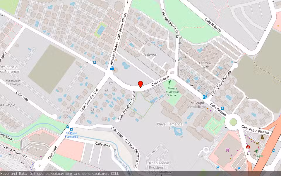 Mapa de Subasta Inmueble (Vivienda) en Orihuela, Alicante/Alacant