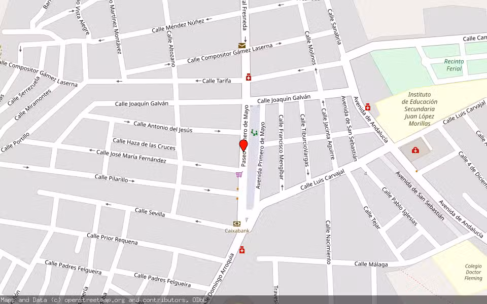 Mapa de Subasta Inmueble (Vivienda) en Jodar, Jaén