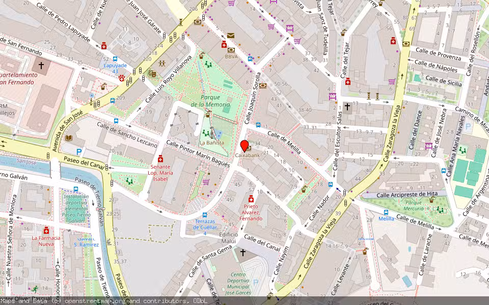 Mapa de Subasta Inmueble (Vivienda) en Zaragoza