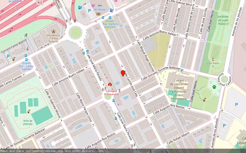 Mapa de Subasta Inmueble (Vivienda) en Alcala De Henares, Madrid