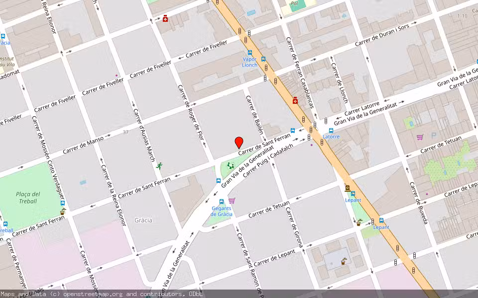 Mapa de Subasta Inmueble (Vivienda) en Sabadell, Barcelona