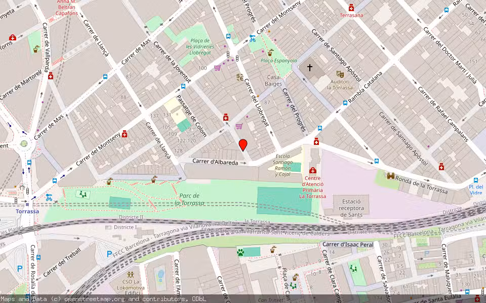 Mapa de Subasta Inmueble (Local comercial) en Hospitalet De Llobregat (l'), Barcelona