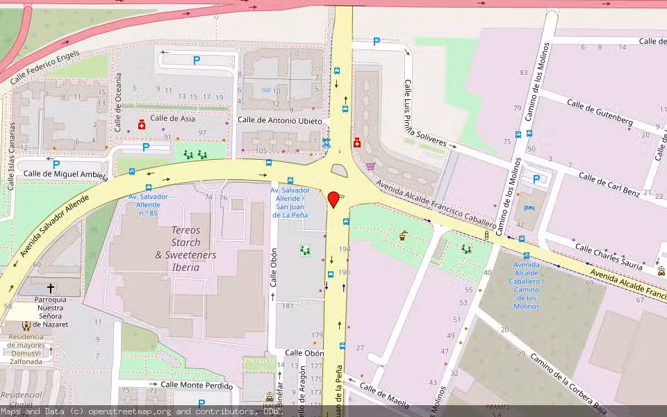 Mapa de Subasta Inmueble (Vivienda) en Zaragoza