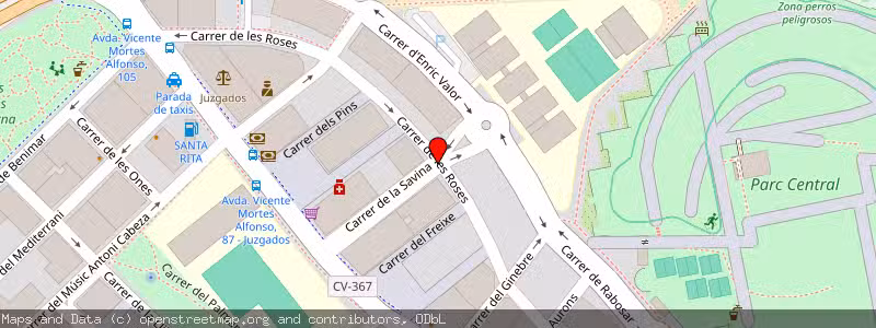 Mapa de Subasta de Inmueble (Vivienda) en Paterna, Valencia 