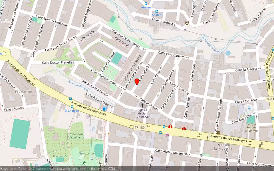 Mapa de Subasta Inmueble (Vivienda) en San Cristobal De La Laguna, Santa Cruz de Tenerife