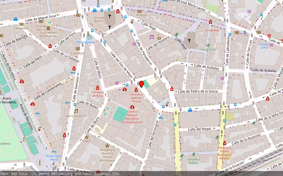 Mapa de Subasta Inmueble (Otros) en Valladolid