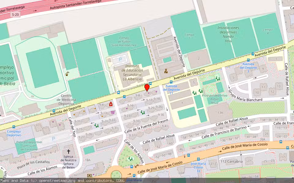 Mapa de Subasta Inmueble (Vivienda) en Santander, Cantabria