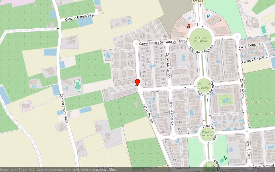Mapa de Subasta Inmueble (Vivienda) en Guardamar Del Segura, Alicante/Alacant