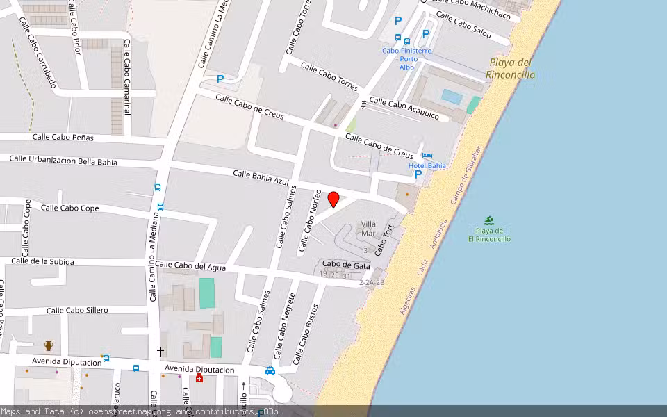 Mapa de Subasta Inmueble (Trastero) en Algeciras, Cádiz