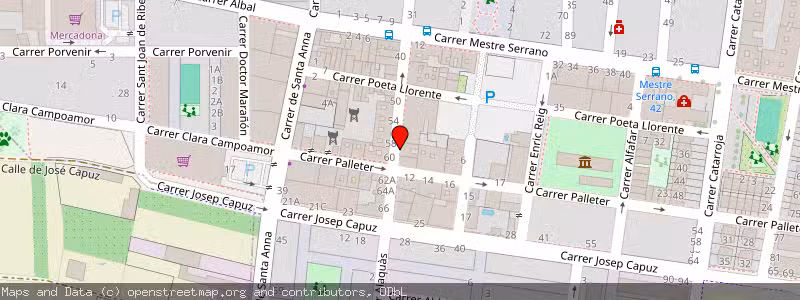 Mapa de Subasta de Inmueble (Local comercial) en Paiporta, Valencia 