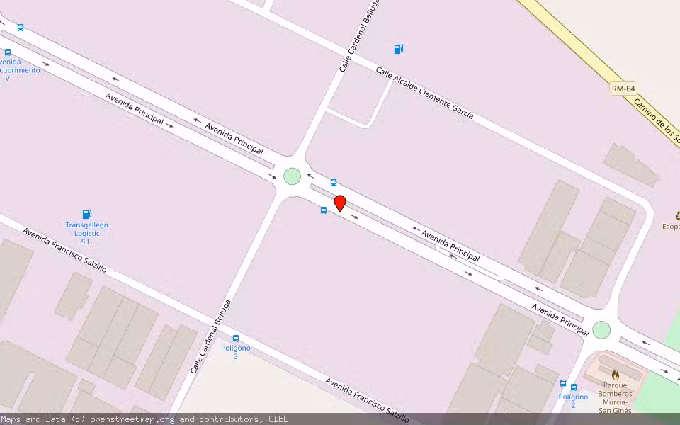 Mapa de Subasta Inmueble (Local comercial) en Murcia