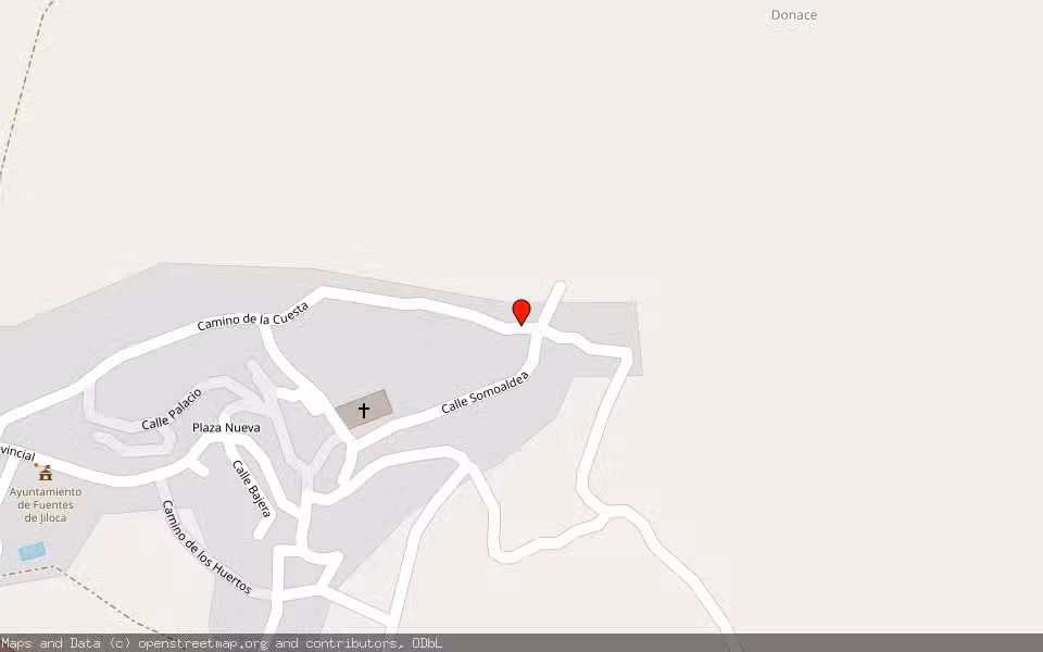 Mapa de Subasta Inmueble (Finca rústica) en Fuentes De Jiloca, Zaragoza