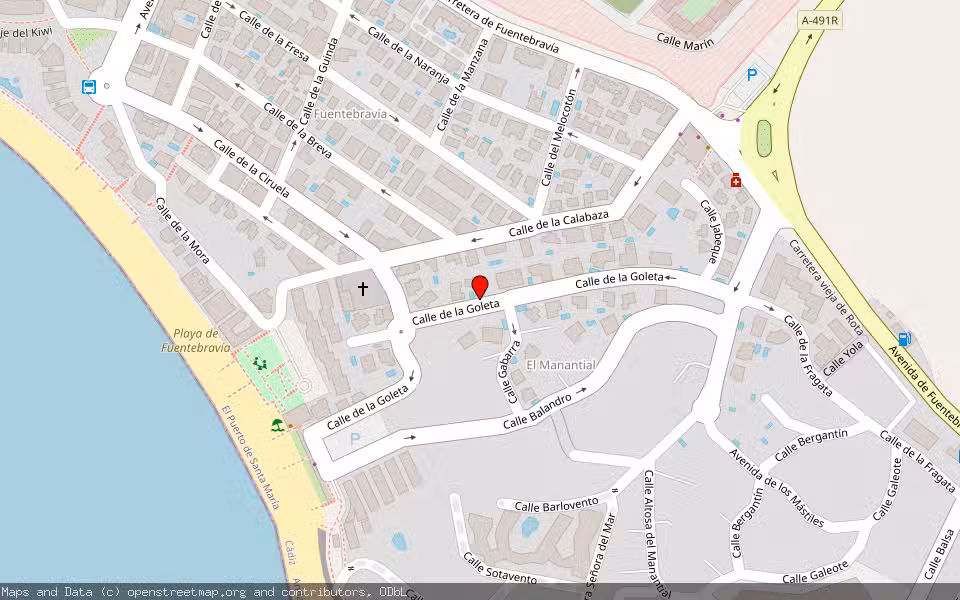 Mapa de Subasta Inmueble (Vivienda) en El Puerto De Santa Maria, Cádiz