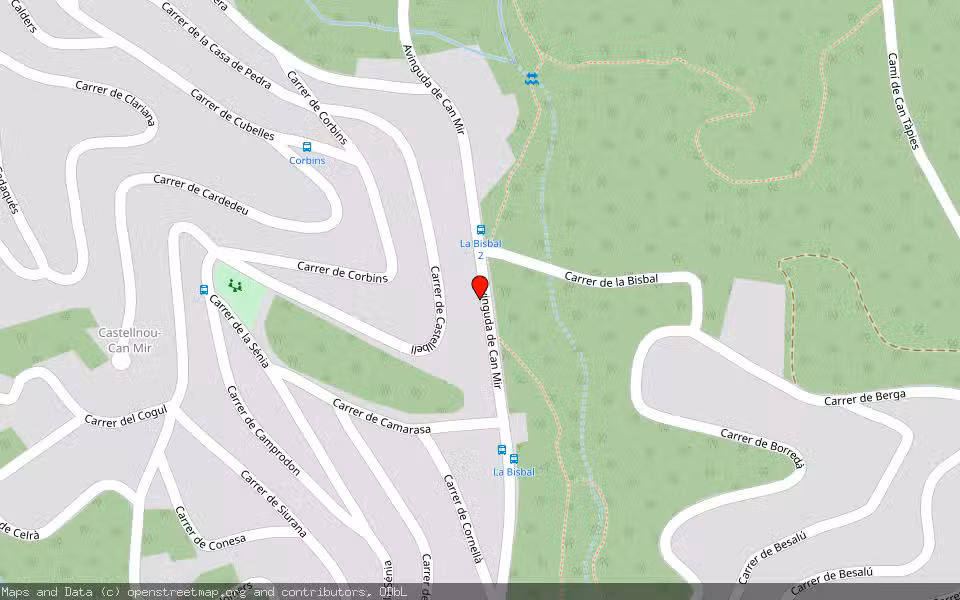 Mapa de Subasta Inmueble (Vivienda) en Rubí, Barcelona