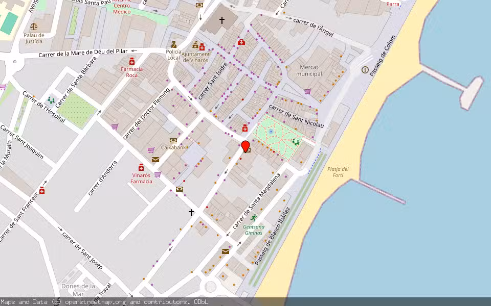 Mapa de Subasta Inmueble (Vivienda) en Vinaròs, Castellón/Castelló
