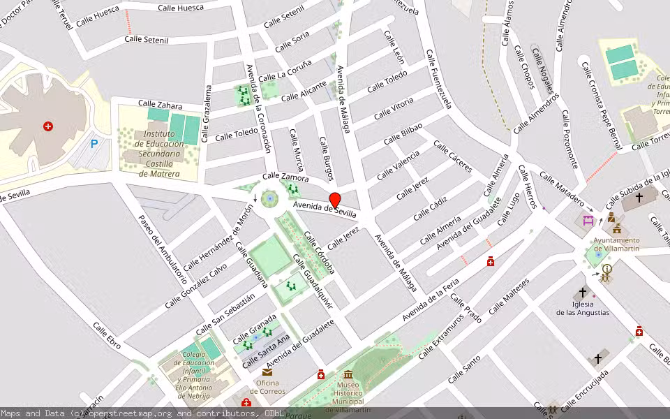 Mapa de Subasta Inmueble (Vivienda) en Villamartin, Cádiz