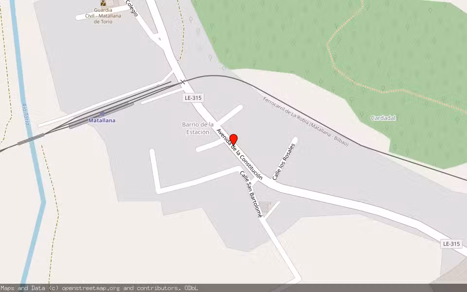 Mapa de Subasta Inmueble (Otros) en Matallana De Torío (barrio Estación), León