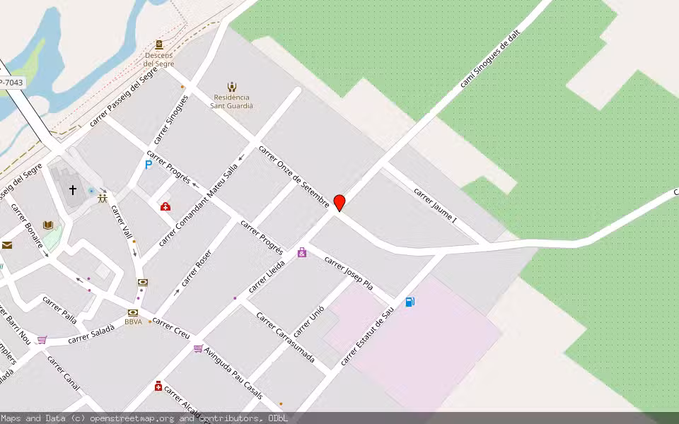 Mapa de Subasta Inmueble (Otros) en Torres De Segre, Lleida