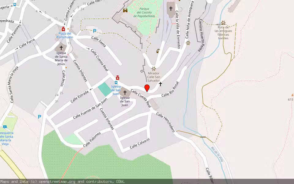 Mapa de Subasta Inmueble (Finca rústica) en Antequera, Málaga
