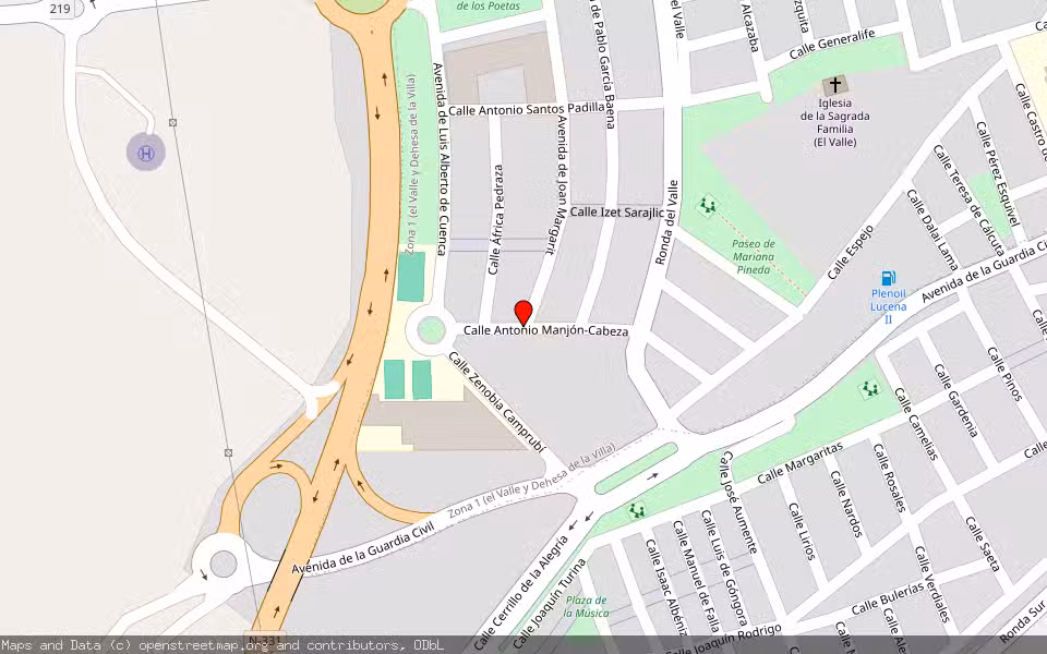 Mapa de Subasta Inmueble (Otros) en Lucena, Córdoba