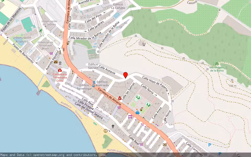 Mapa de Subasta Inmueble (Finca rústica) en Torrenueva Costa, Granada