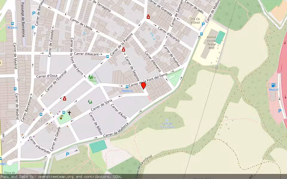 Mapa de Subasta Inmueble (Trastero) en Rubi, Barcelona