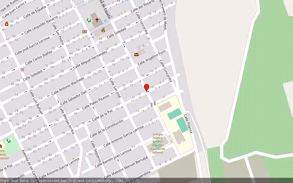 Mapa de Subasta Inmueble (Vivienda) en Benejuzar, Alicante/Alacant