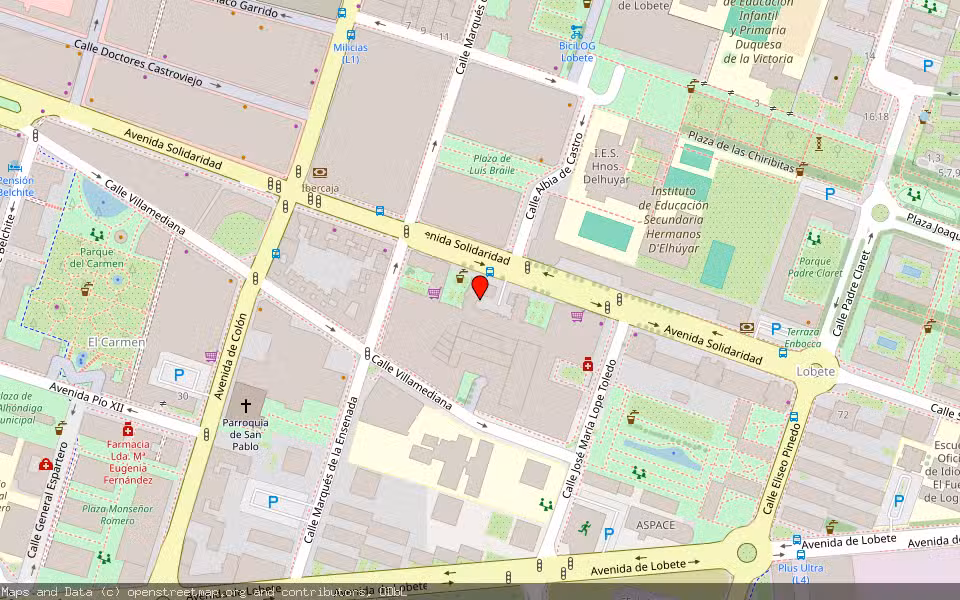 Mapa de Subasta Inmueble (Garaje) en Logroño, La Rioja