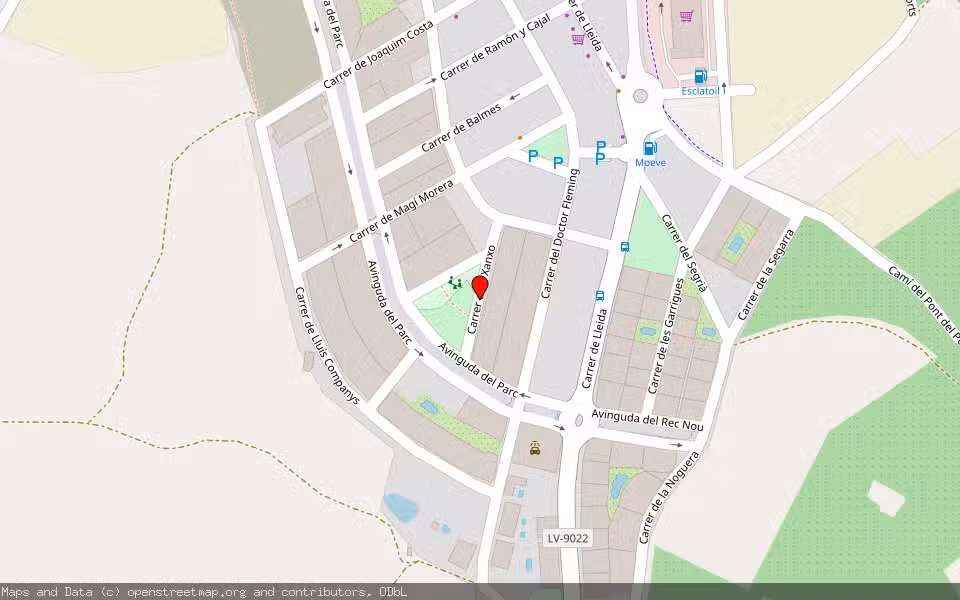 Mapa de Subasta Inmueble (Vivienda) en Alpicat, Lleida