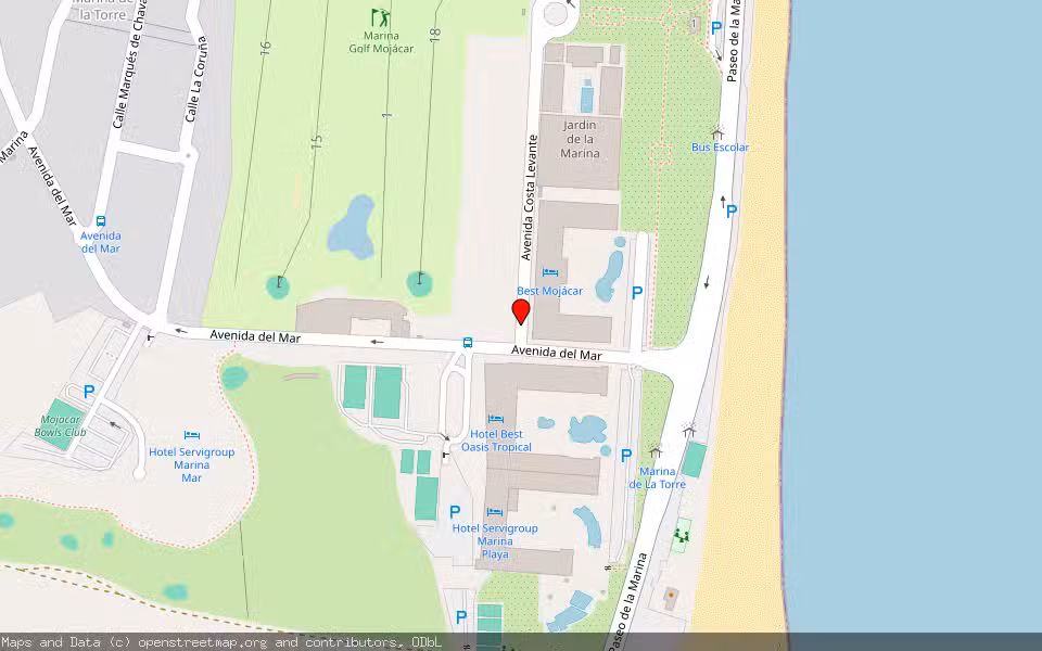 Mapa de Subasta Inmueble (Local comercial) en Mojácar, Almería