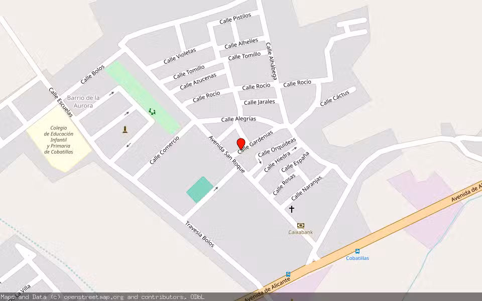 Mapa de Subasta Inmueble (Otros) en Murcia