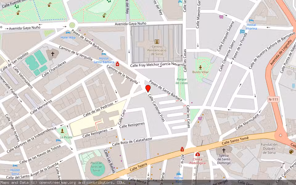 Mapa de Subasta Inmueble (Local comercial) en Soria