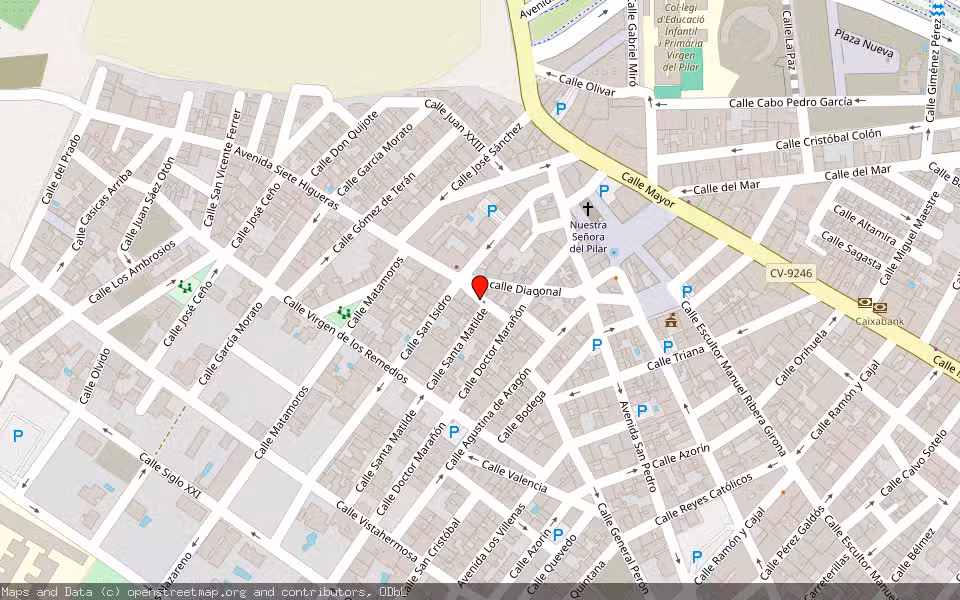 Mapa de Subasta Inmueble (Trastero) en Pilar De La Horadada, Alicante/Alacant