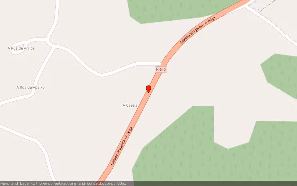 Mapa de Subasta Inmueble (Finca rústica) en Castro De Rei, Lugo