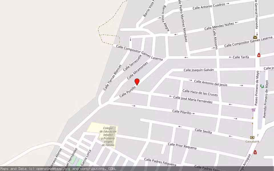 Mapa de Subasta Inmueble (Vivienda) en Jodar, Jaén