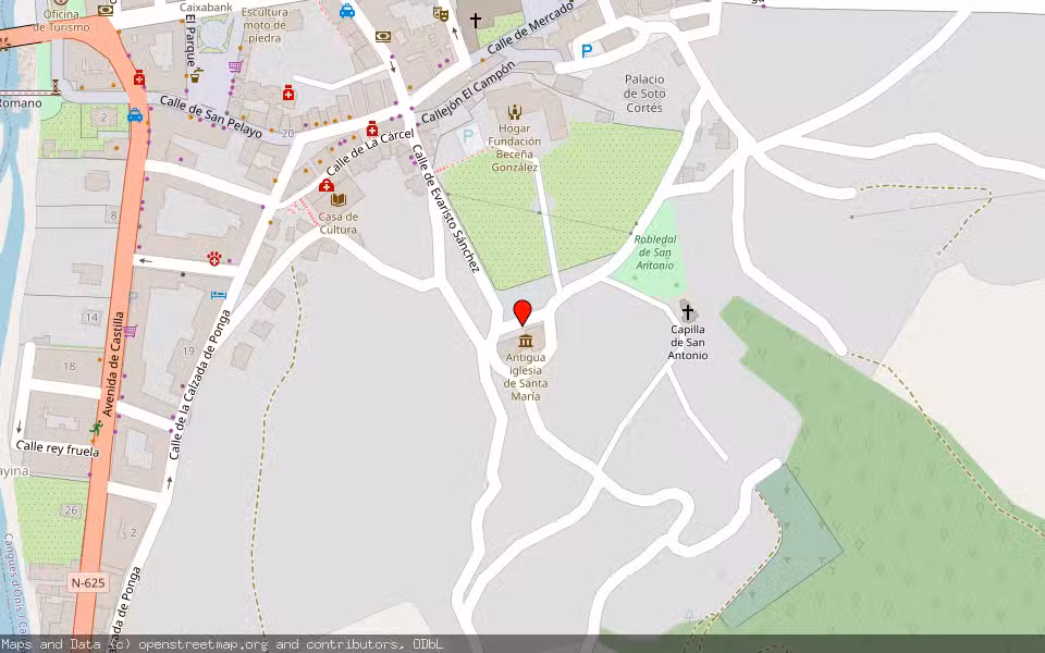 Mapa de Subasta Inmueble (Finca rústica) en Cangas De Onis, Asturias