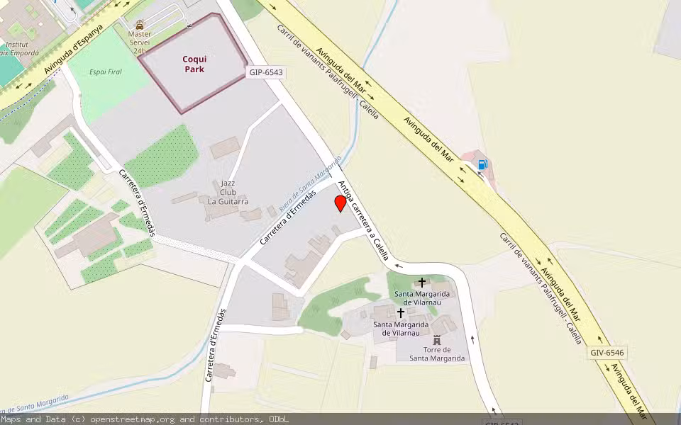 Mapa de Subasta Inmueble (Vivienda) en Palafrugell, Girona