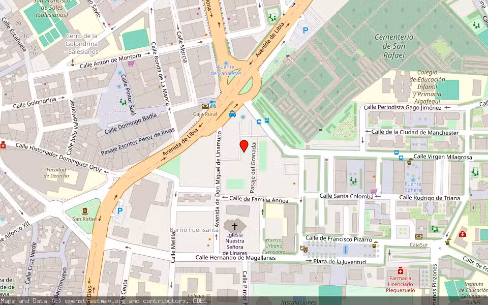 Mapa de Subasta Inmueble (Vivienda) en Córdoba