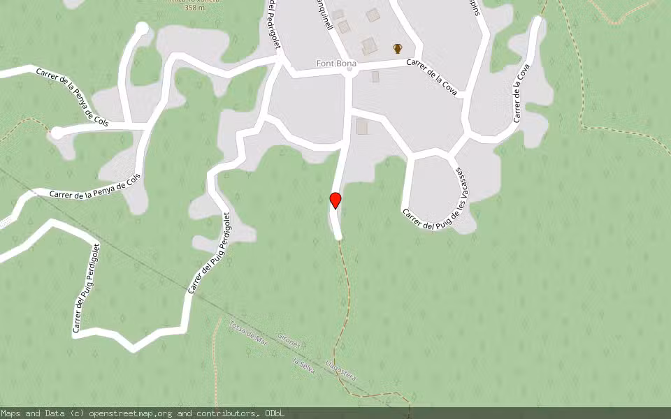 Mapa de Subasta Inmueble (Solar) en Llagostera, Girona
