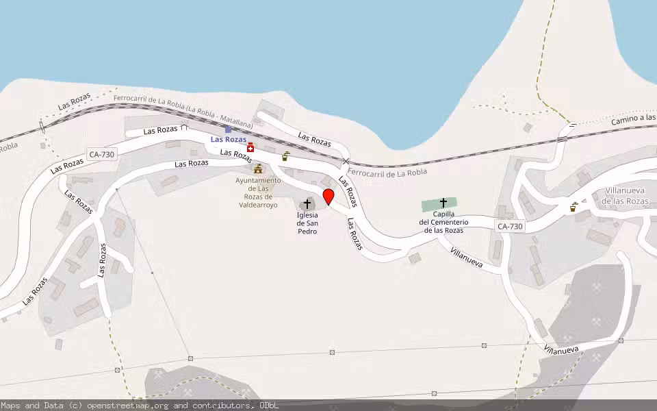 Mapa de Subasta Inmueble (Finca rústica) en Las Rozas De Valdearroyo, Cantabria