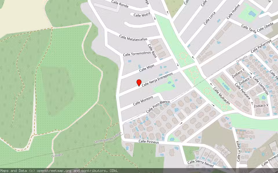 Mapa de Subasta Inmueble (Vivienda) en San Miguel De Salinas, Alicante/Alacant